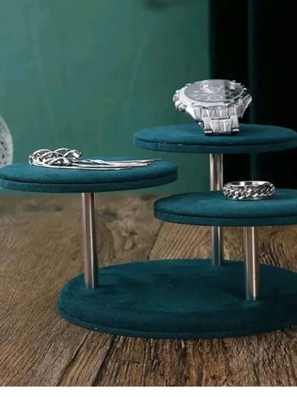 Velvet Multi-Tier Jewelry Organizer